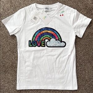 Lola + The Boys Rainbow Love Tee